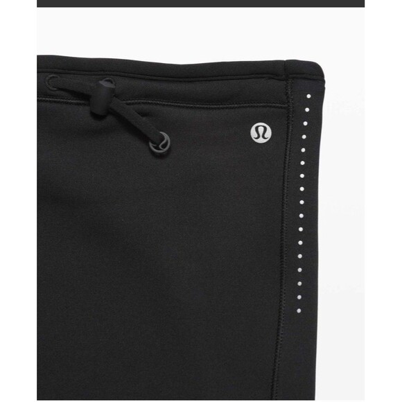 Lululemon Run It Out Neck Warmer Reflective Size O/S Black NWT - Picture 2 of 10